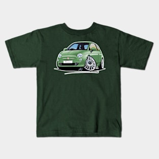 Fiat 500 Green Kids T-Shirt